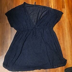 💖 Torrid Sexy Lace Beach Coverup w/ deep V & keyhole accent